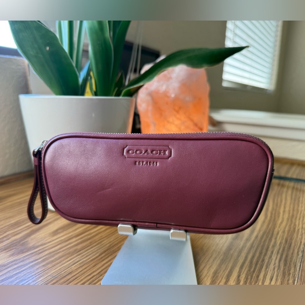 Vintage Coach Y2K Soft Leather Glasses Case